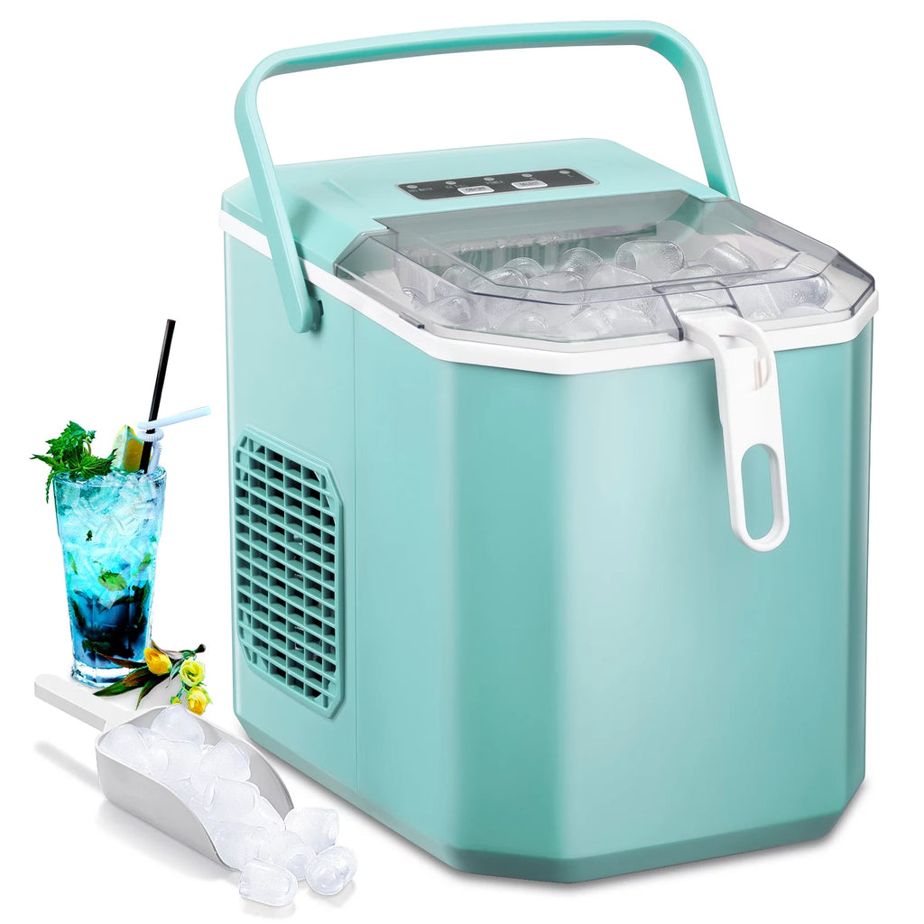 Countertop Ice Maker 26lbs 9Pcs/6Mins Black X24415