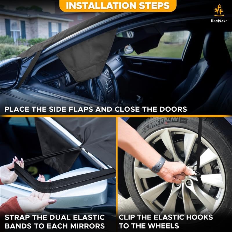 X-Large 600D Oxford Windshield Cover C518