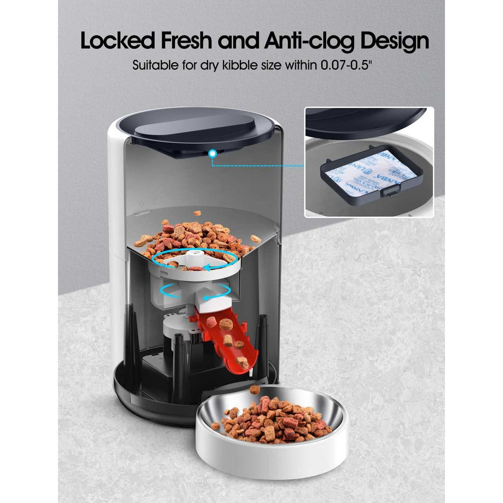 Automatic Dog Feeder with Stainless Steel Bowl C190964