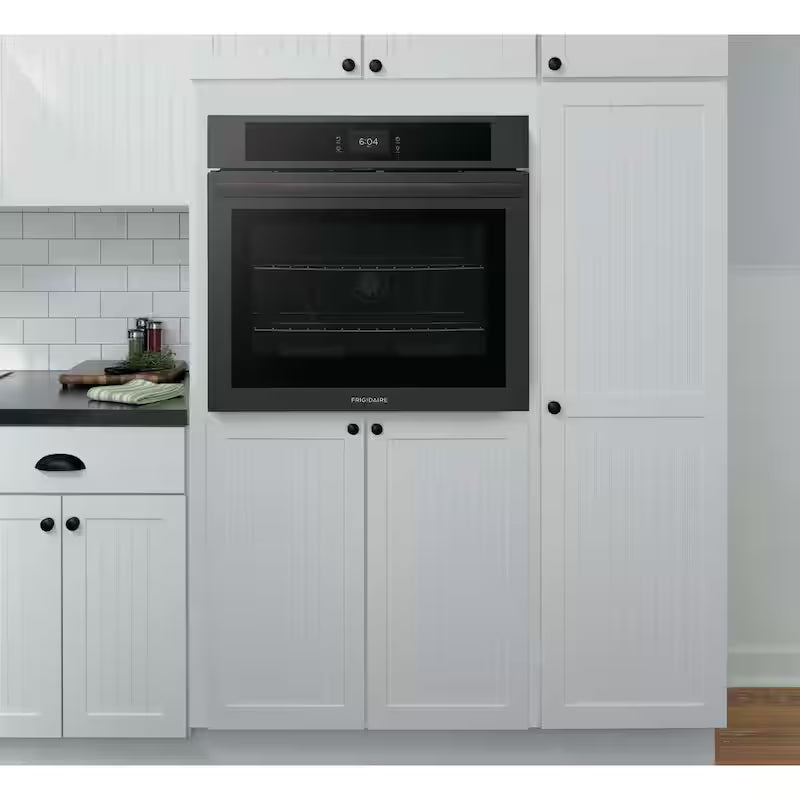 30 in. Single Electric Built-In Wall Oven with Convection in Black M288
