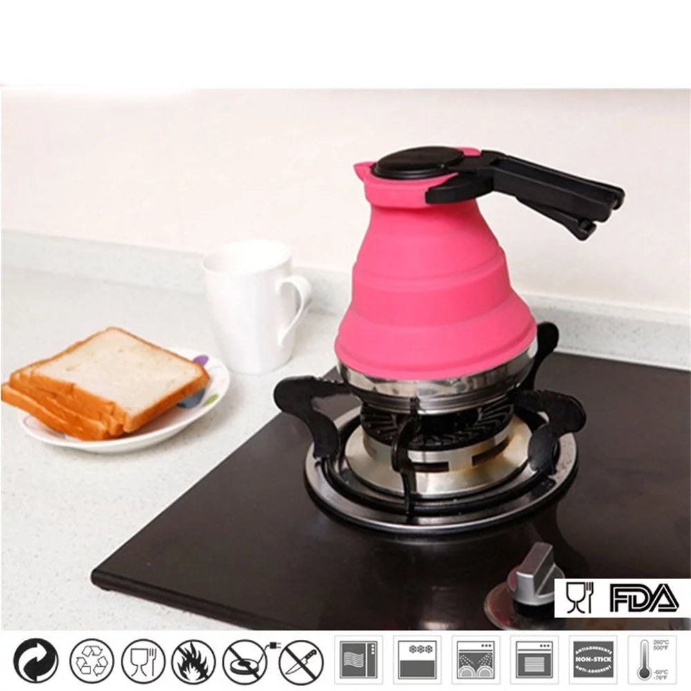 Foldable Silicone Camping Kettle V936