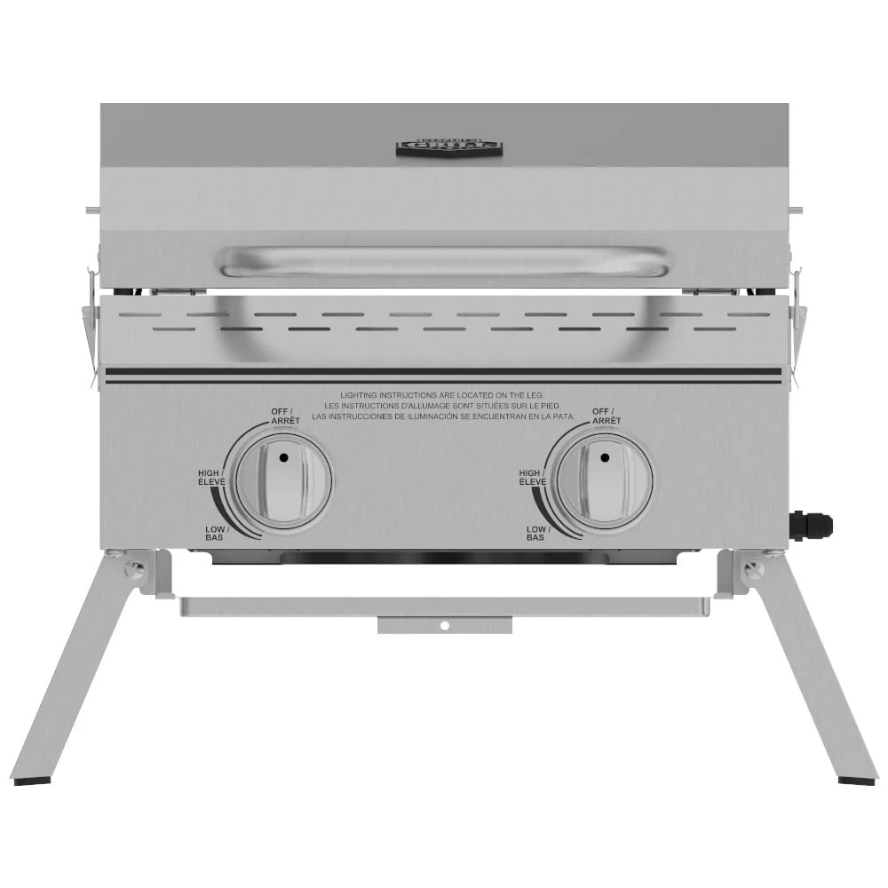 2 Burner Stainless Steel Propane Gas Grill U3664