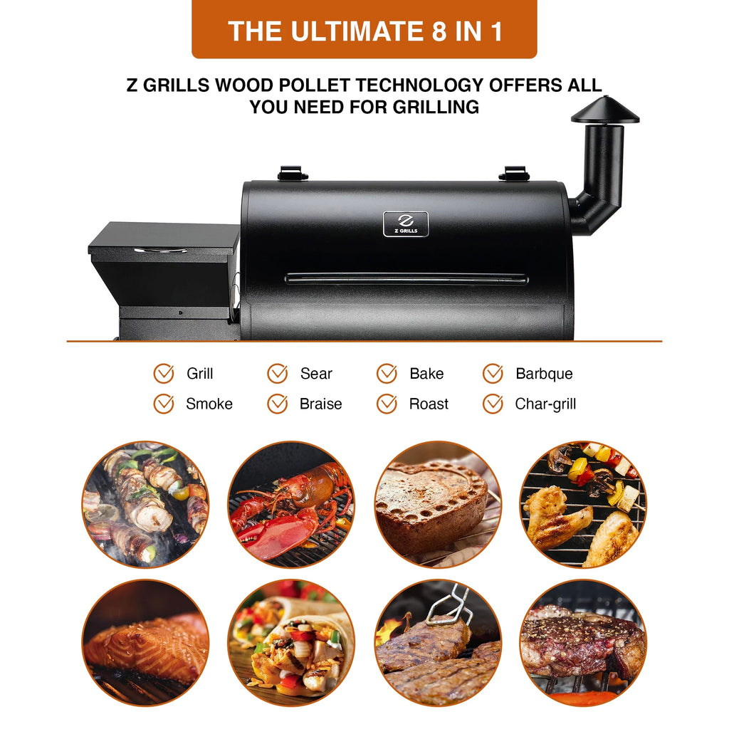 Black Pellet Grill & Smoker Y74130