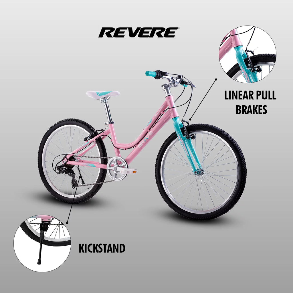 24 Girls 7-Speed Cruiser Bicycle Pink W924