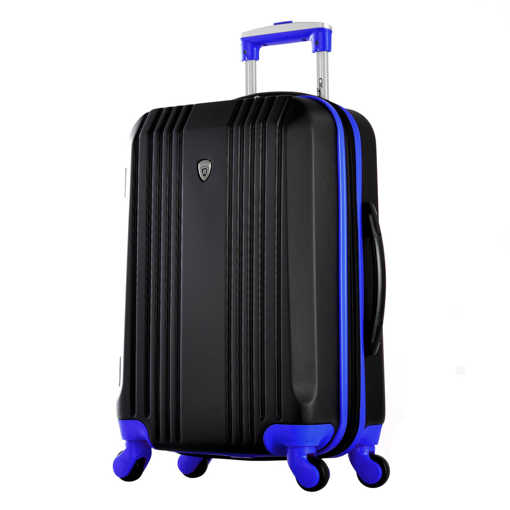 Black/Blue Carry-On Suitcase M275175