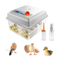16 Eggs Digital Mini Egg Incubator with Automatic Turner and Egg Candler Tester F576