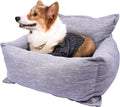 Washable Dog Car Seat with Clip-On Leash X419012