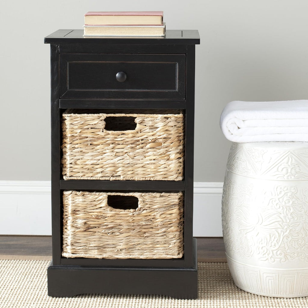 Vintage Grey Side Storage Table K846