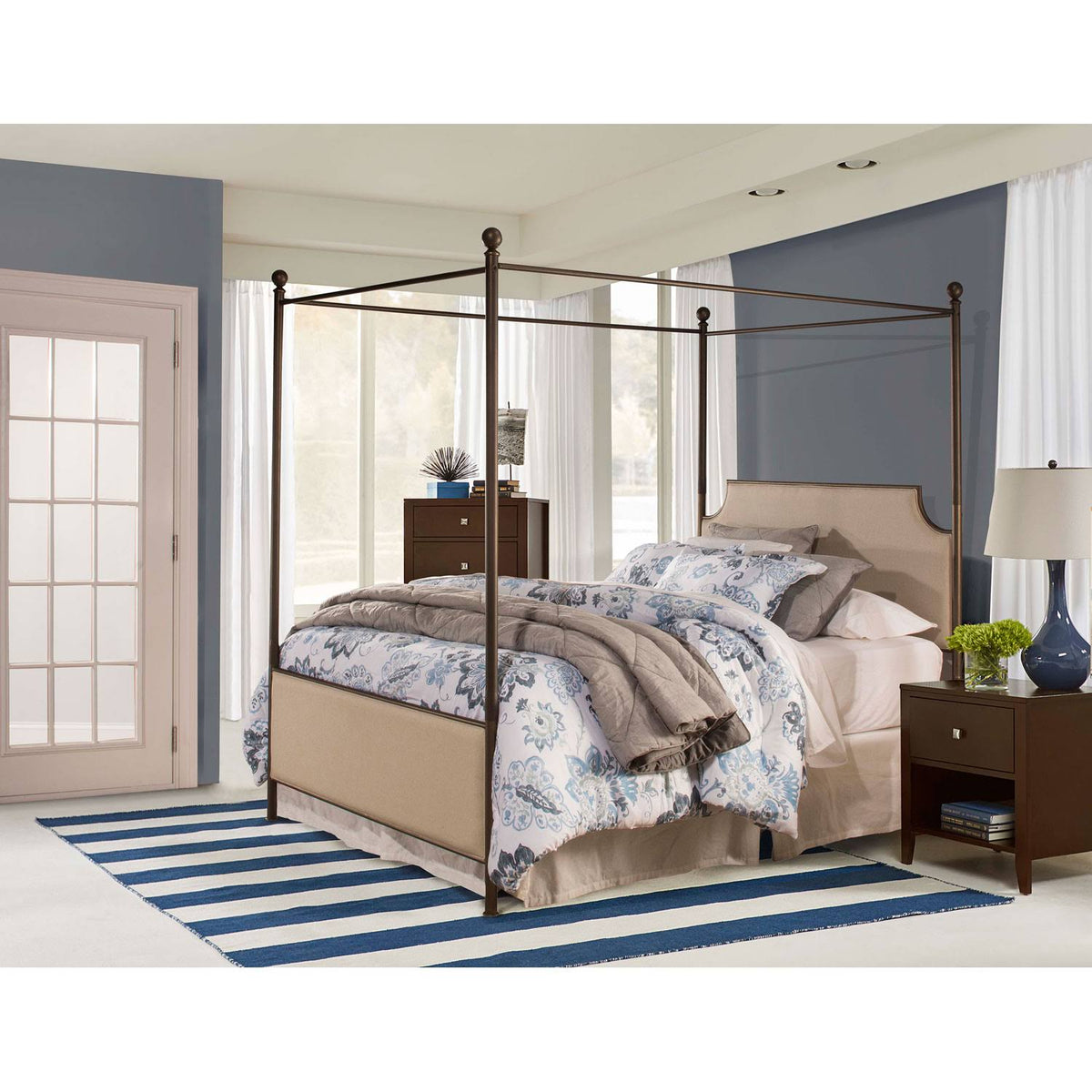 Queen Canopy Bed Set A2204