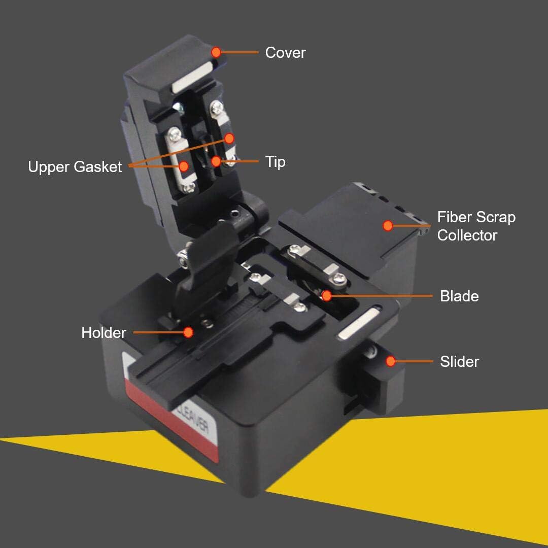 High Precision Optical Fiber Cleaver with 16 Cleaving Spots Fiber Cutter Tool E4575