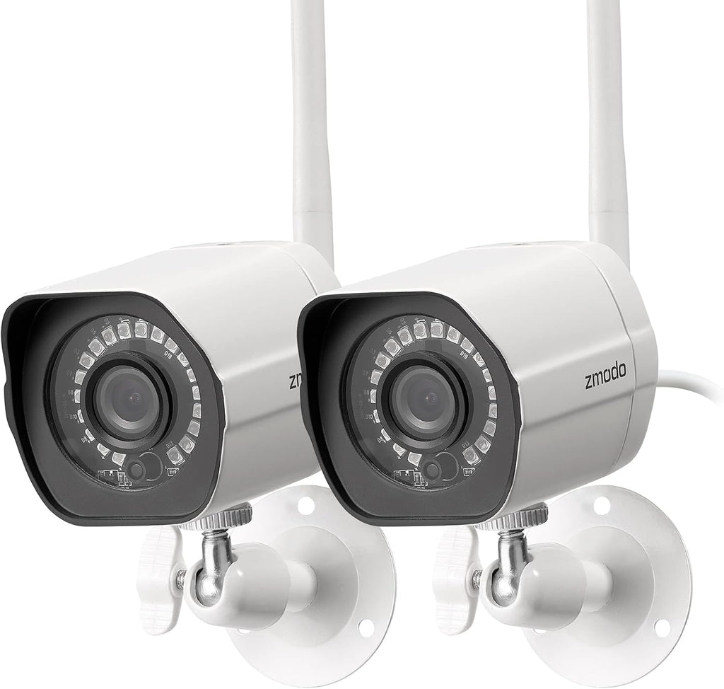 1080p Full HD Wifi Outdoor Security Cameras with Night Vision, IP 66 Weatherproof, 4 Pack F76879