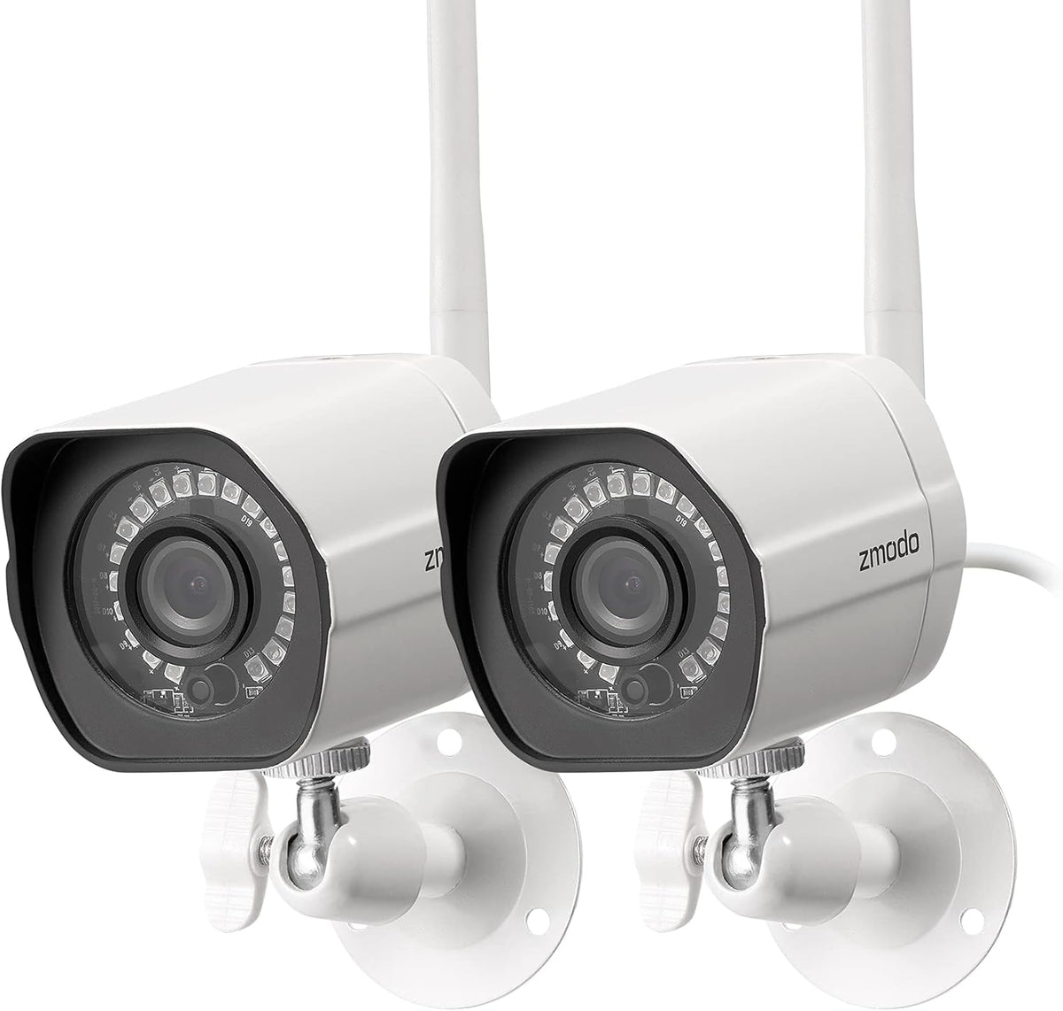 1080p Full HD Wifi Outdoor Security Cameras with Night Vision, IP 66 Weatherproof, 4 Pack F76879