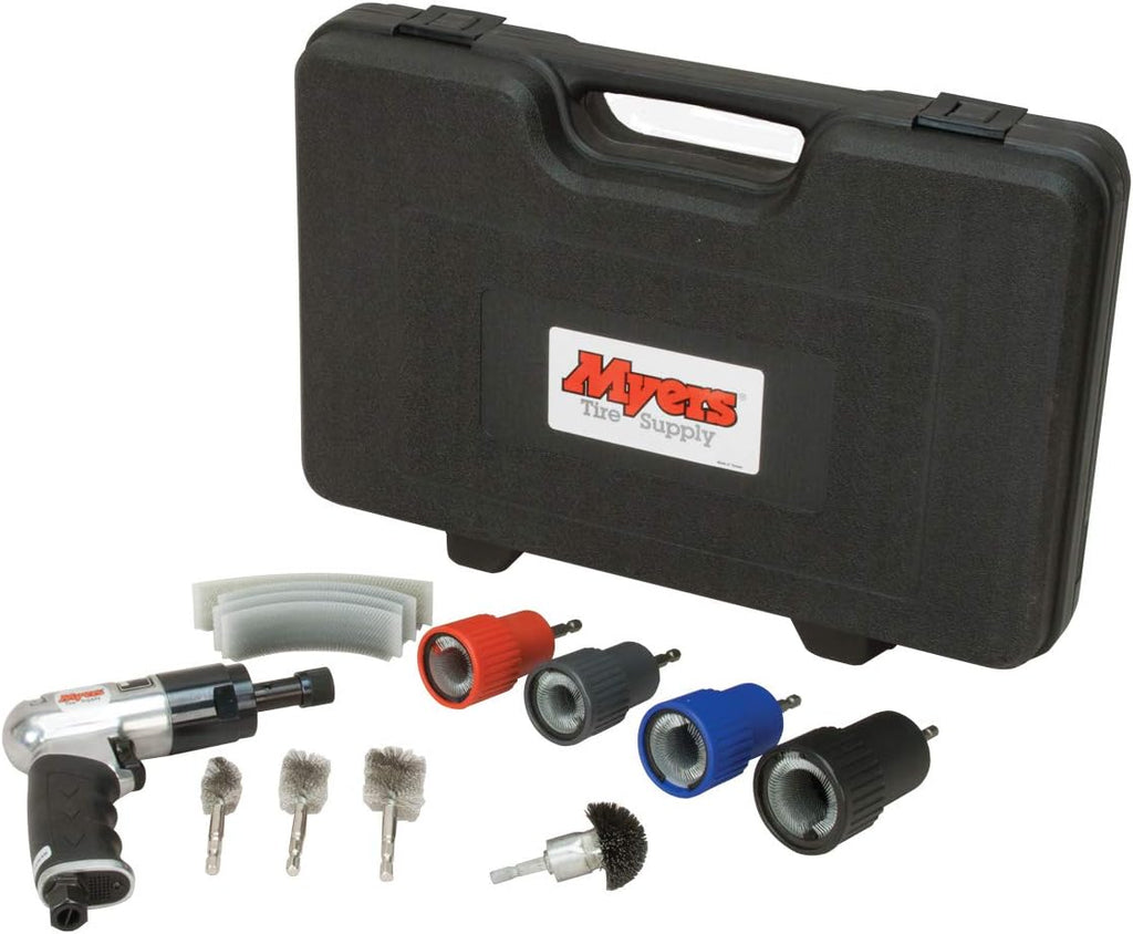 Wheel Nut & Stud Cleaning Kit with Air Tool and Brushes Q982524
