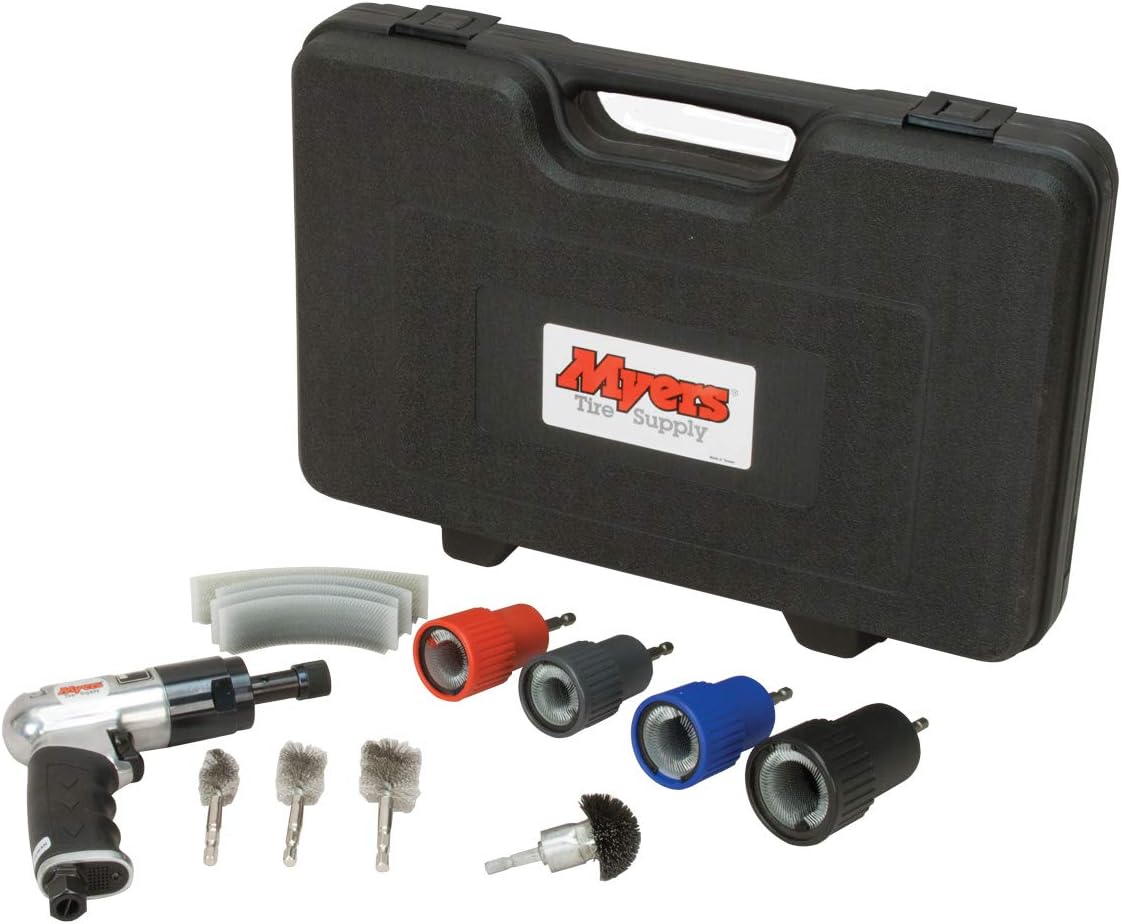 Wheel Nut & Stud Cleaning Kit with Air Tool and Brushes Q982524