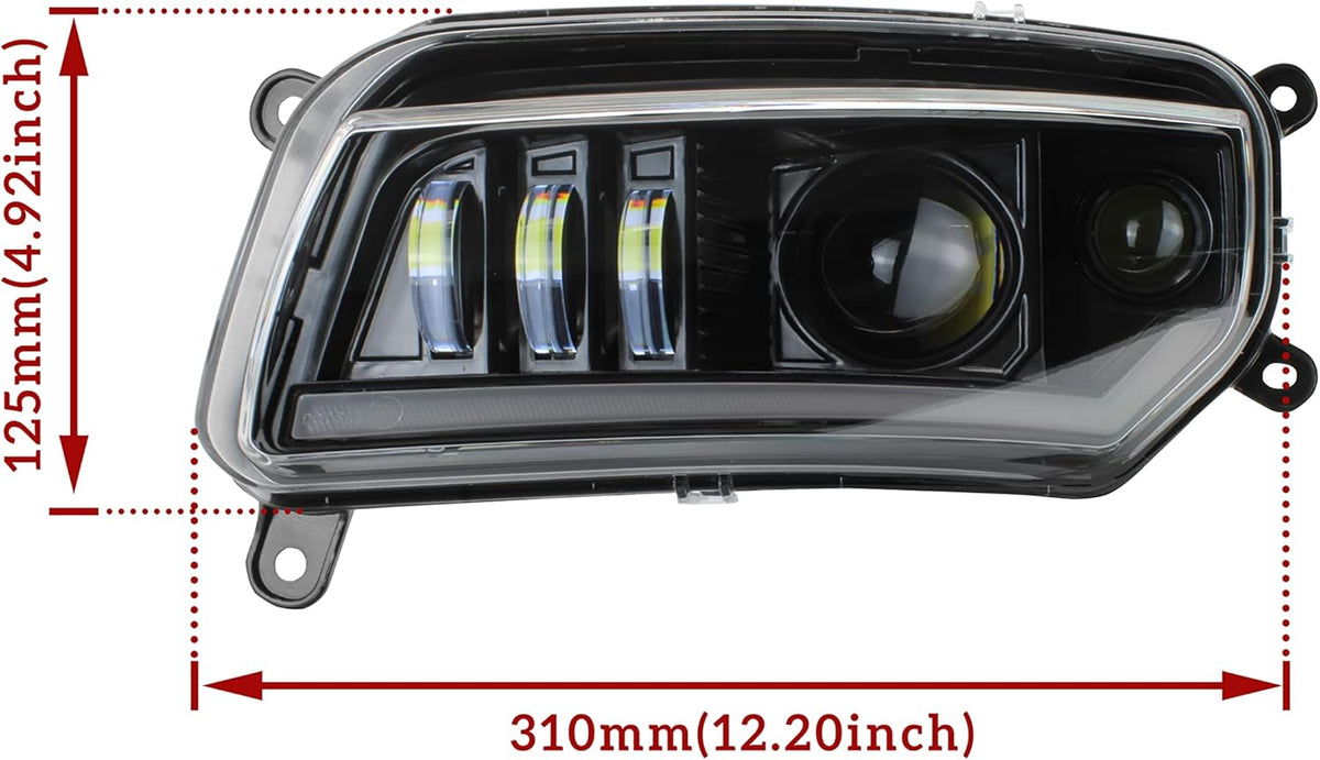 LED Headlight Assembly with DRL Turn Signal Lights (2PCS) H56374