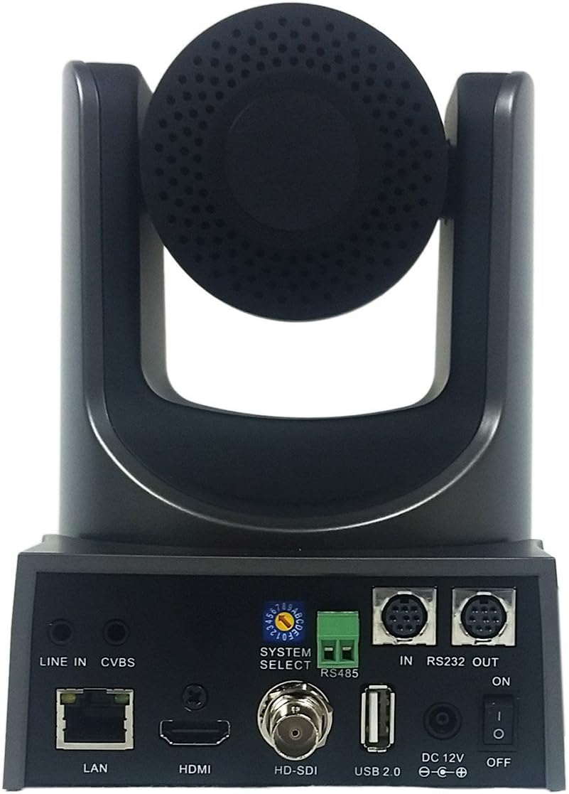 20X SDI PTZ IP Streaming Camera with HDMI and 3G-SDI Outputs Gray E23688