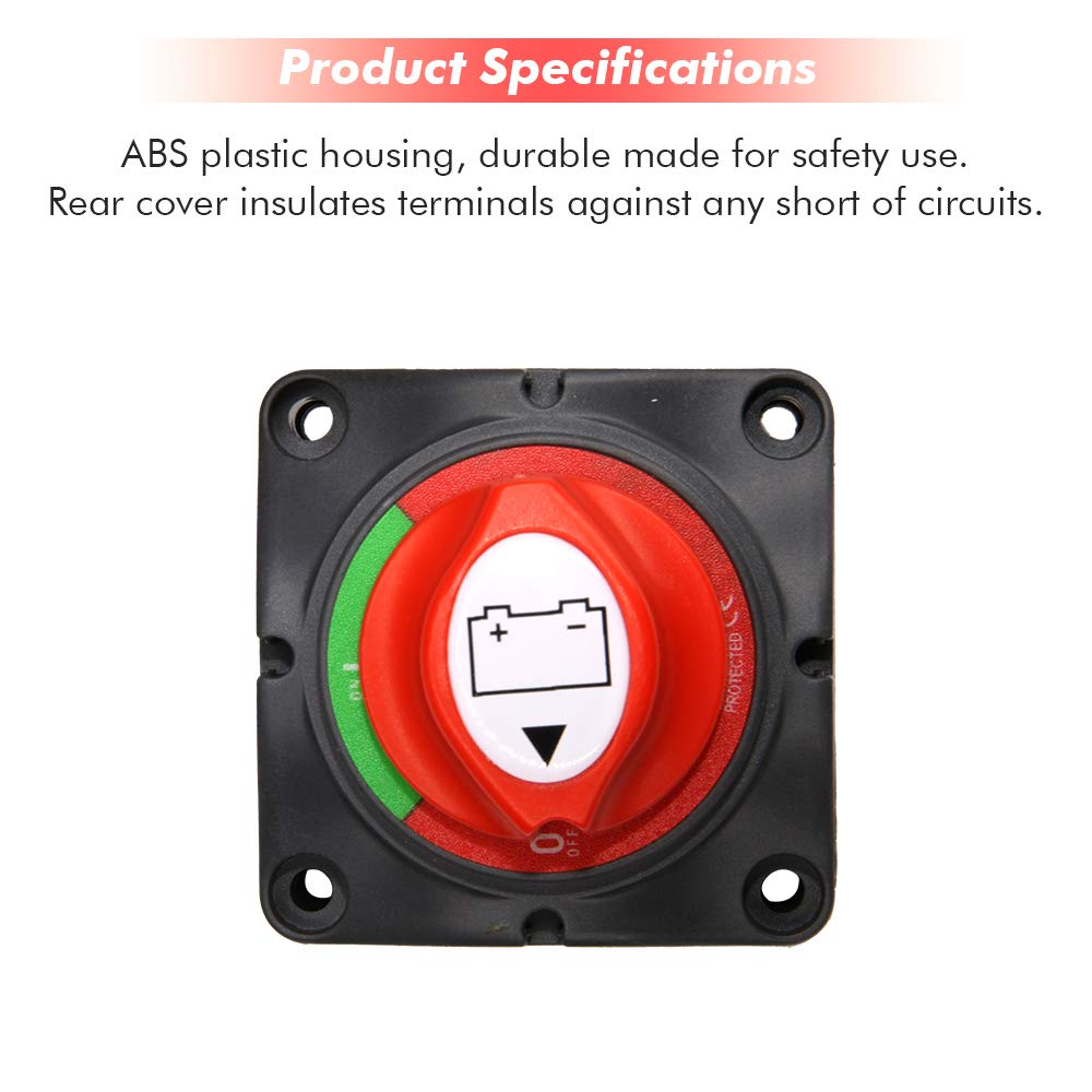 12-48V 200-1000 Amps Battery Switch M714