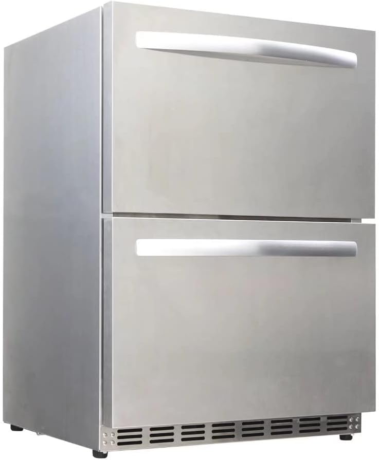 5.12 Cu.Ft 161 cans Indoor/Outdoor Stainless Steel Beverage Cooler Z652868