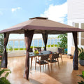 13'x13' UV Block Gazebo Canopy with Hardware Kits E898