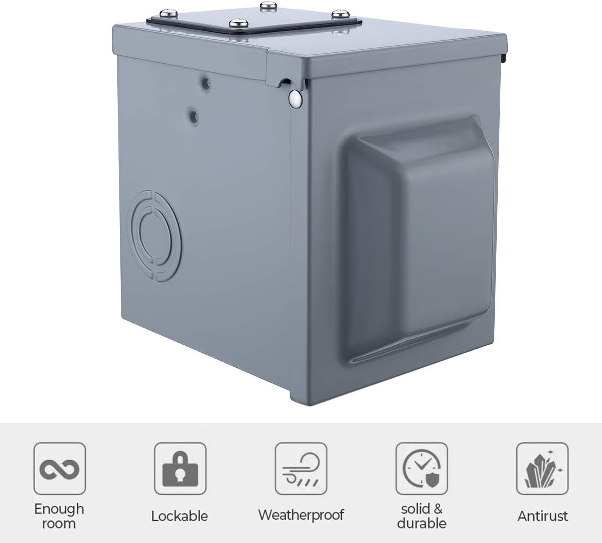 50 Amp 125/250 Volt RV Power Outlet Box G768578