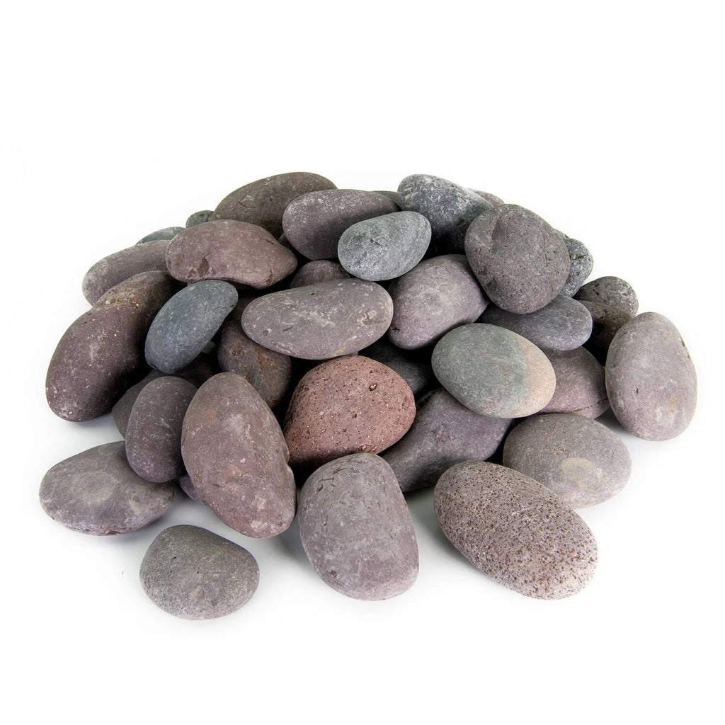 Mexican Beach Pebbles 40 lbs Smooth Round Stones H71280