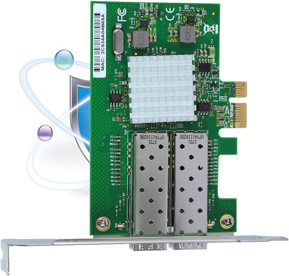 Dual Gigabit Ethernet Fiber PCI-E Network Card O4322