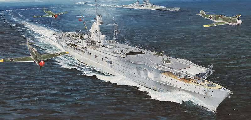 1/350 German Navy Aircraft Carrier T9138