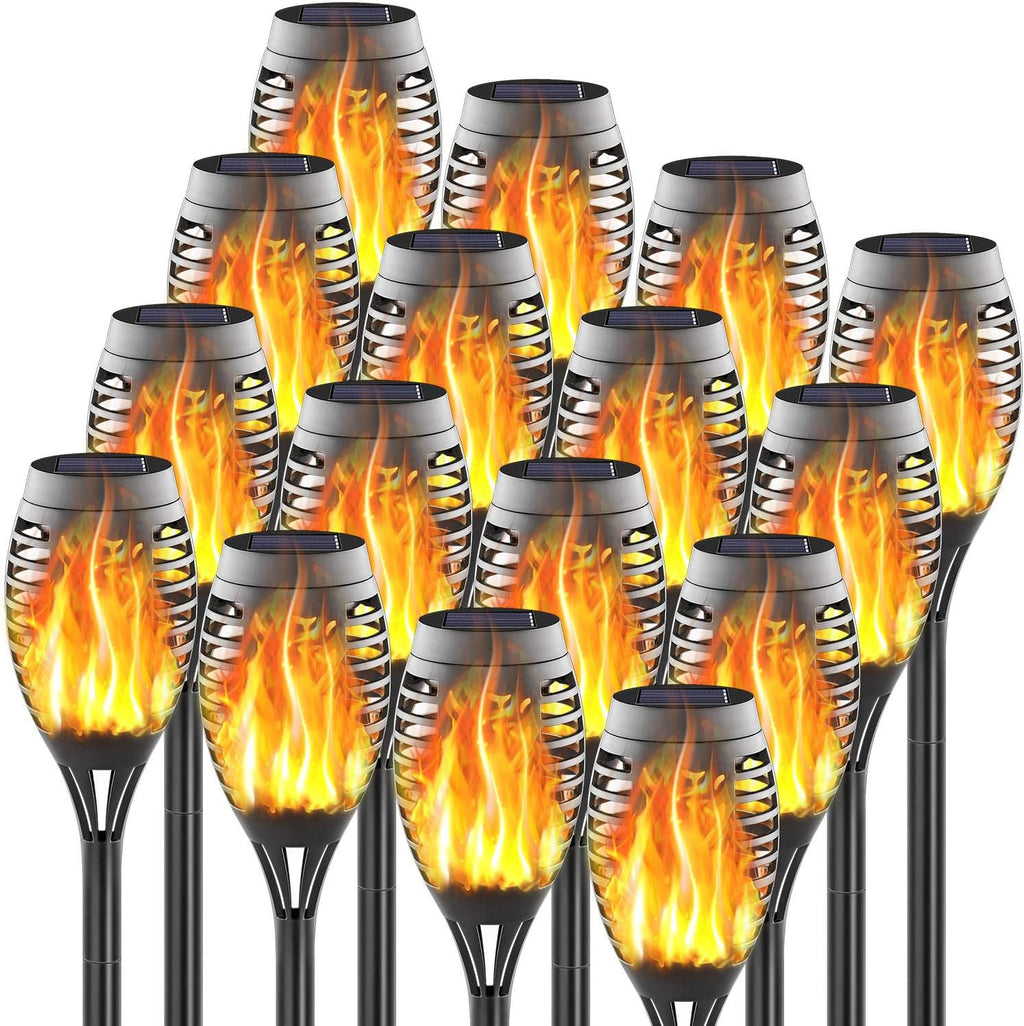16 Pack Mini Solar Torch Lights Q47299