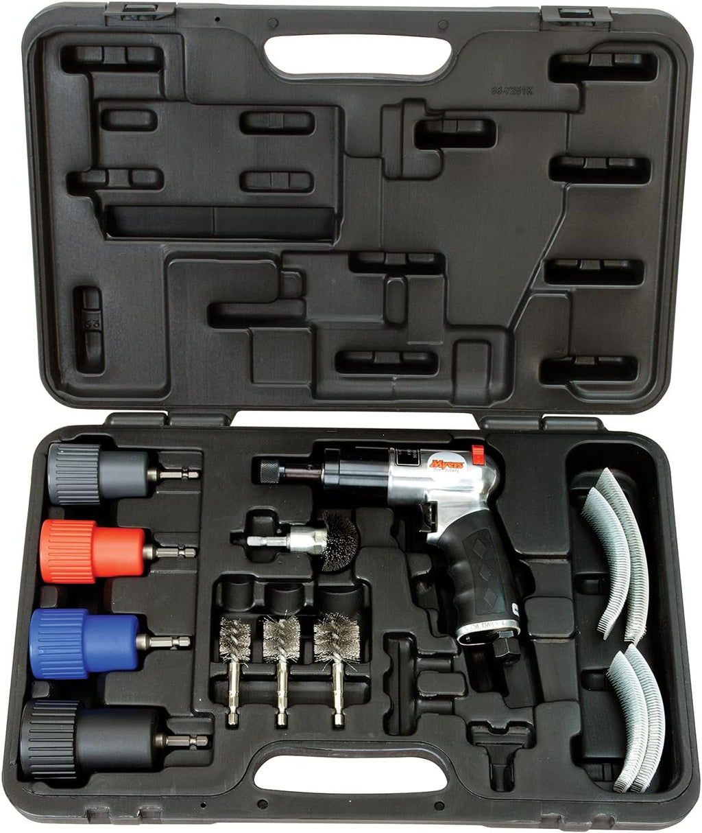Wheel Nut & Stud Cleaning Kit with Air Tool and Brushes Q982524
