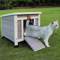 Cat Shelter Rabbit Hutch Bunny Cage B8456
