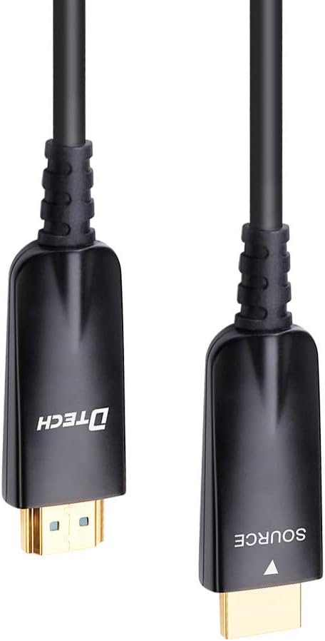 50m Fiber Optic HDMI Cable 4K 30Hz 1080p 60Hz Black B823