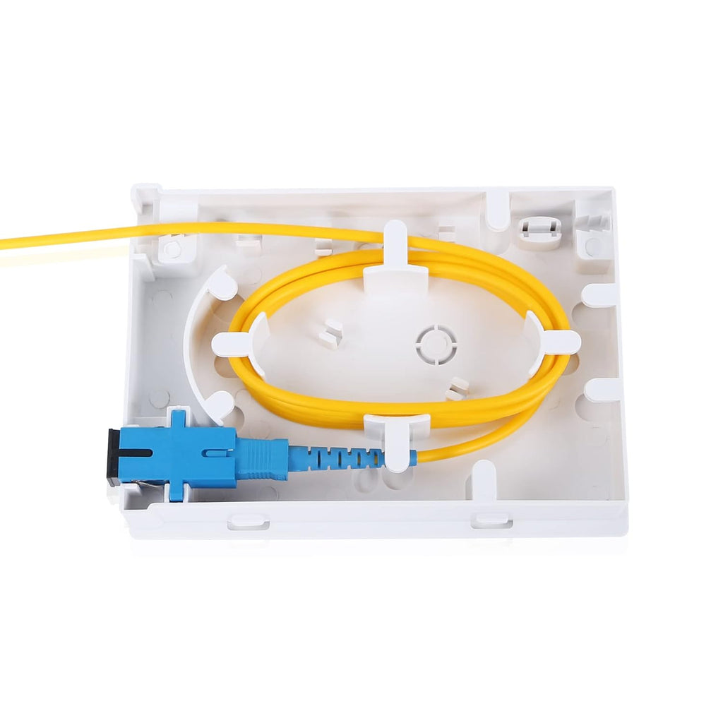 Fiber Optic Terminal Junction Box 2 Ports Pack of 2 B402926