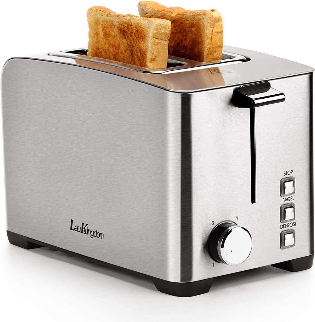 4 Slice Wide Slot Stainless Steel Toaster P353