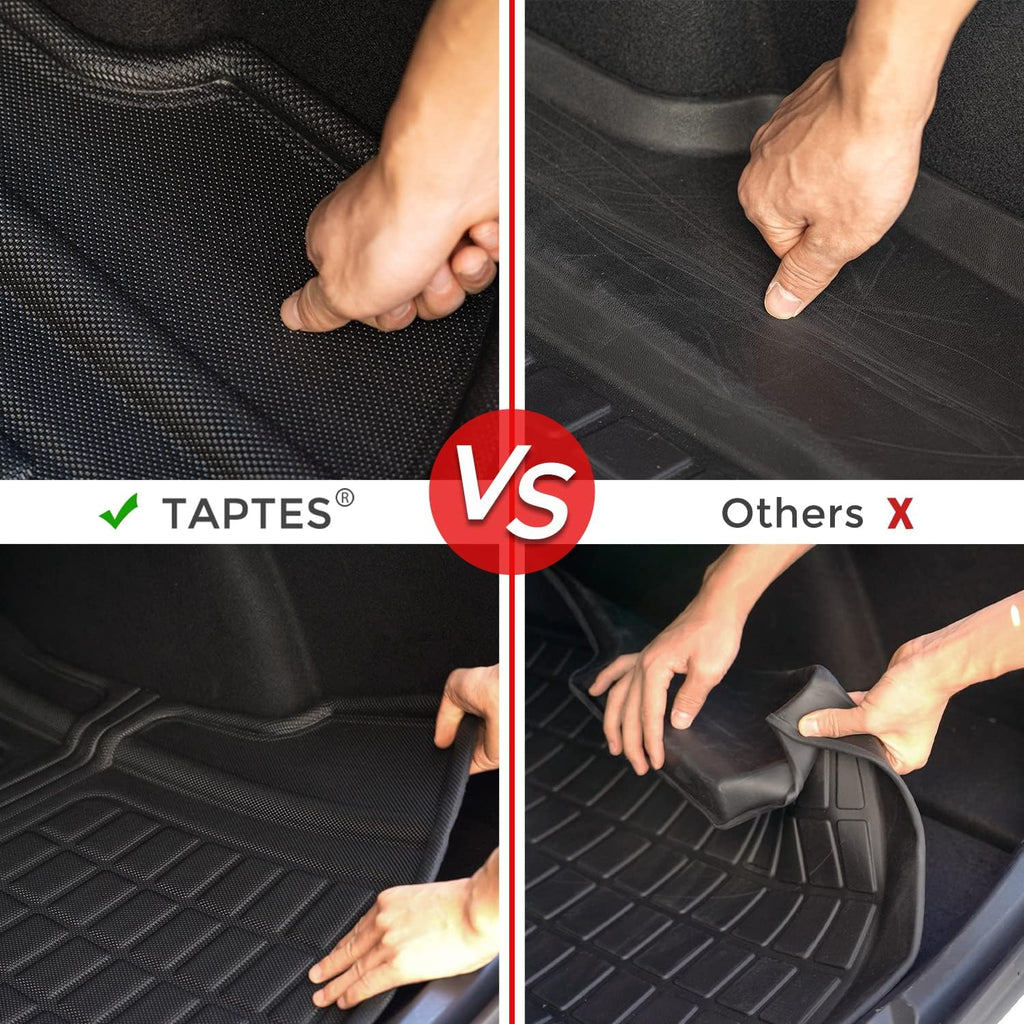 All Weather Anti-Slip Waterproof TPE Floor Mats Trunk Mat T832534