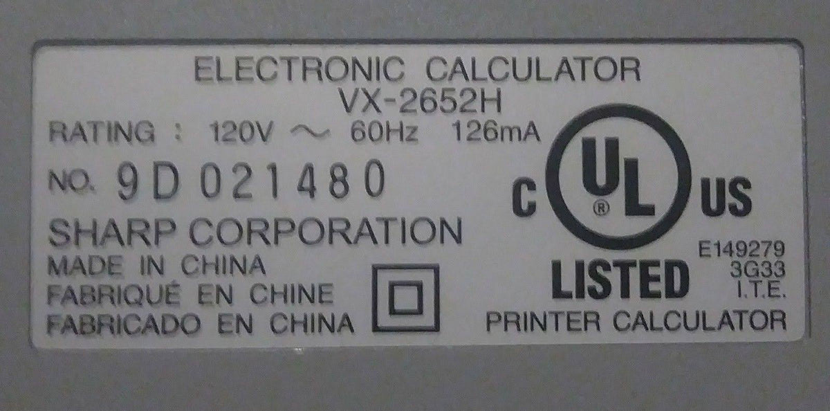 Two-Color Printing Calculator E7435