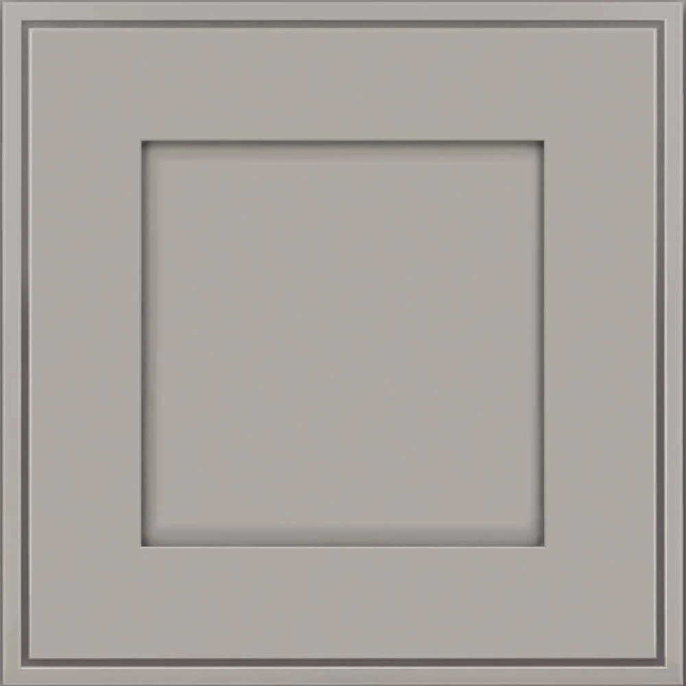 15 x 15 in. Cabinet Door Sample in Pebble Grey N317