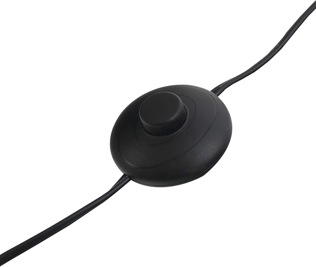 Black Floor Lamp with Glass Shade H869414
