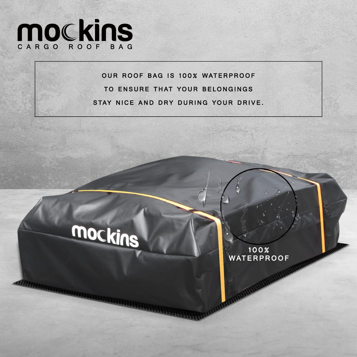 25 Cubic Feet Waterproof Rooftop Cargo Bag Set G118858