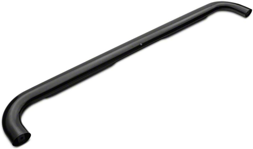 Black 4-Inch Oval Bent End Side Step Bars C21614