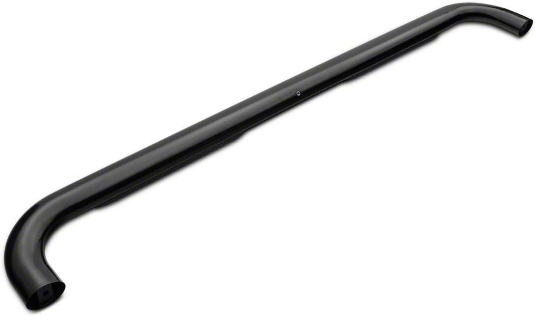 Black 4-Inch Oval Bent End Side Step Bars C21614