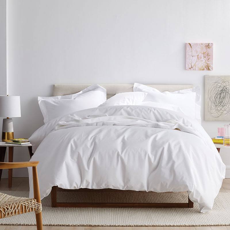 Butterscotch Cotton Percale King Fitted Sheet X2307