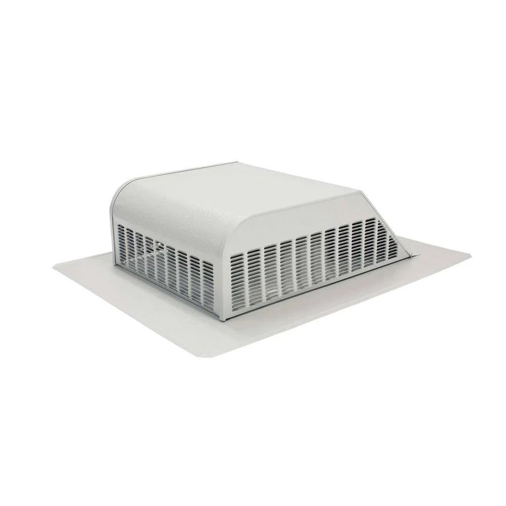 Aluminum Slant-Back Roof Louver Static Vent in Gray Y630