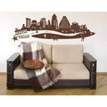 Dark Gray 59in x 20in Cityscape Wall Decal N211034