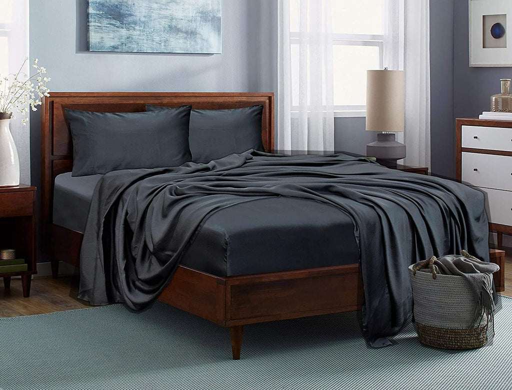 100% Tencel Lyocell Bed Sheets Set 5PC Split King Taupe C712
