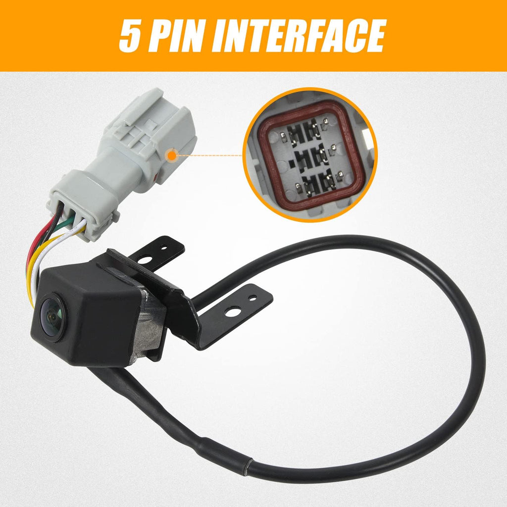 Rear View Backup Camera with Link Cable and Plug D9983