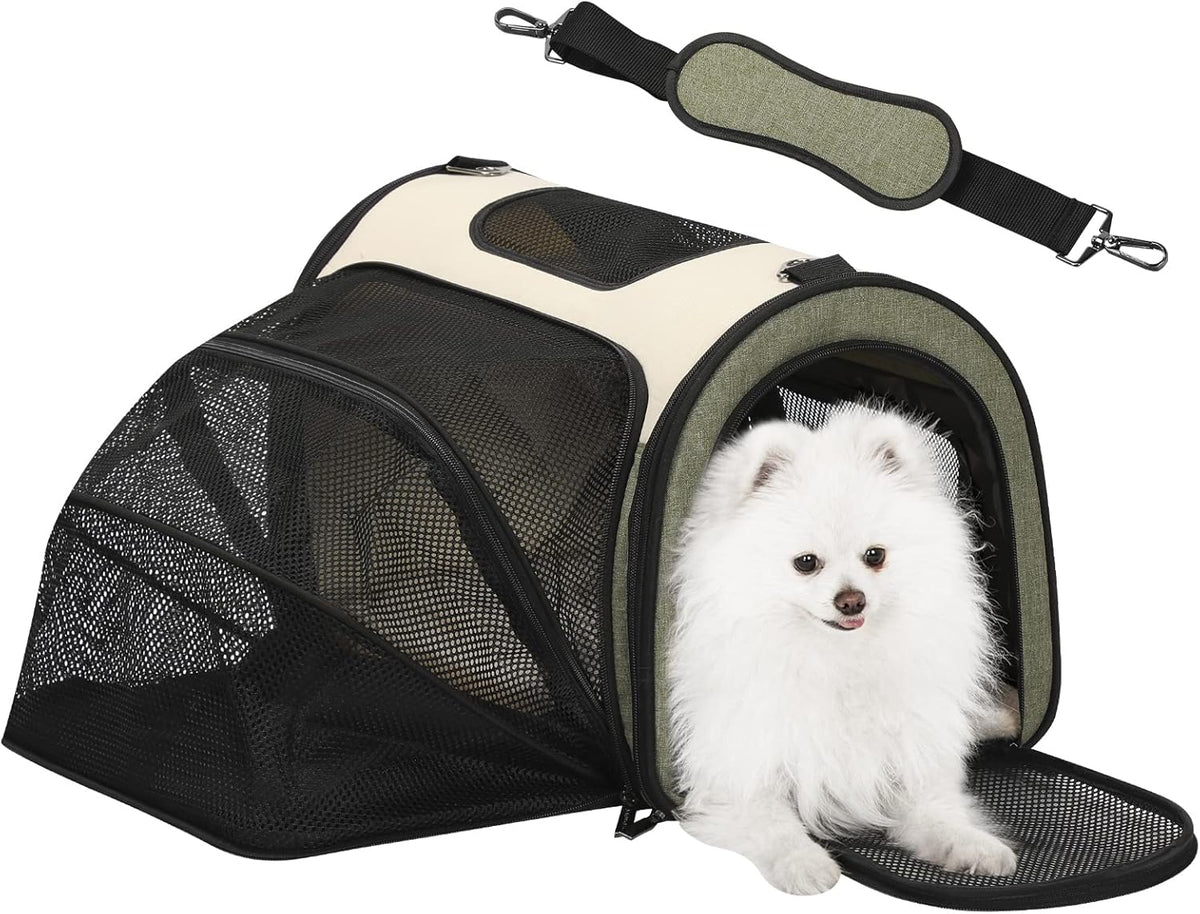 Airline Approved Expandable Collapsible Cat Carrier D6076