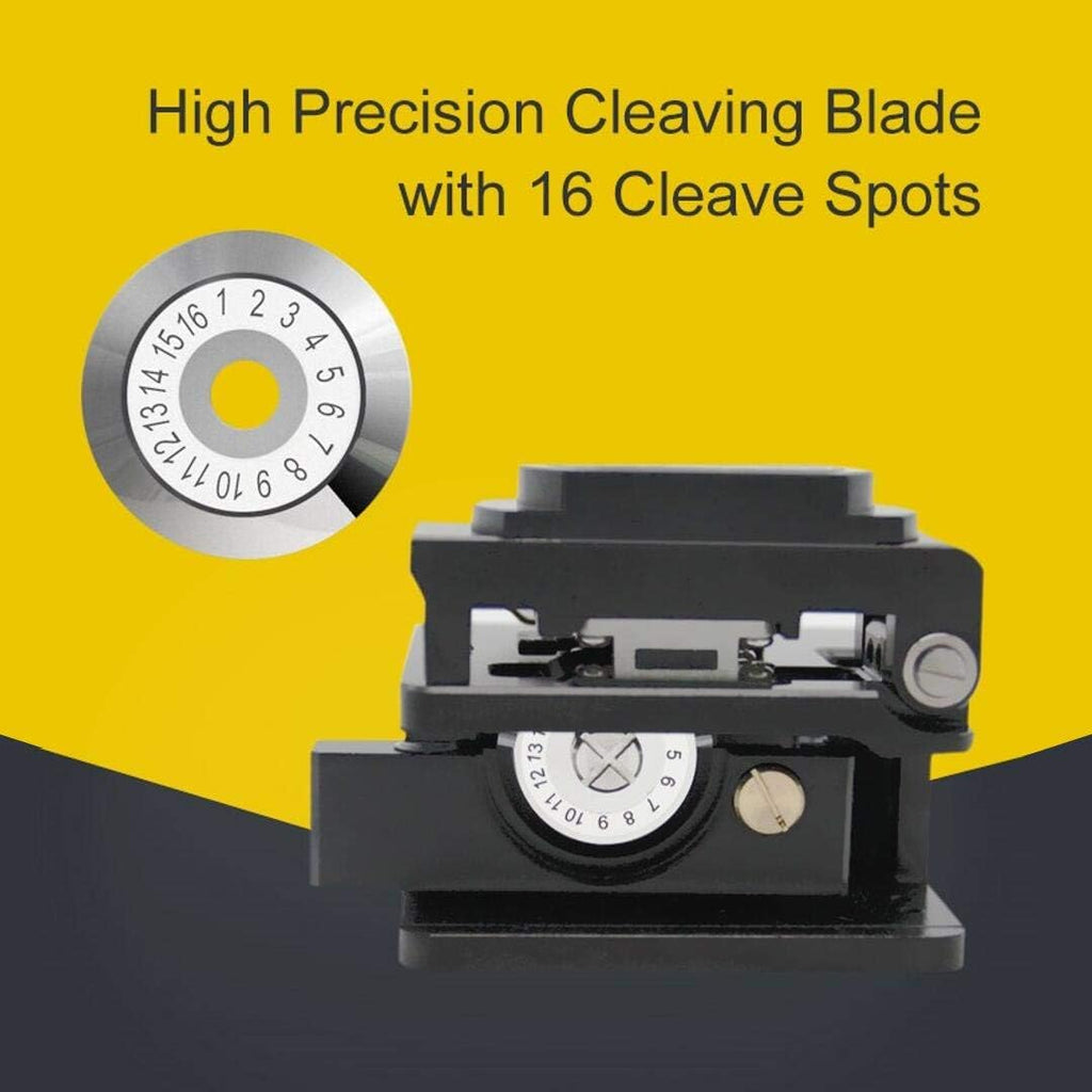 High Precision Optical Fiber Cleaver with 16 Cleaving Spots Fiber Cutter Tool E4575