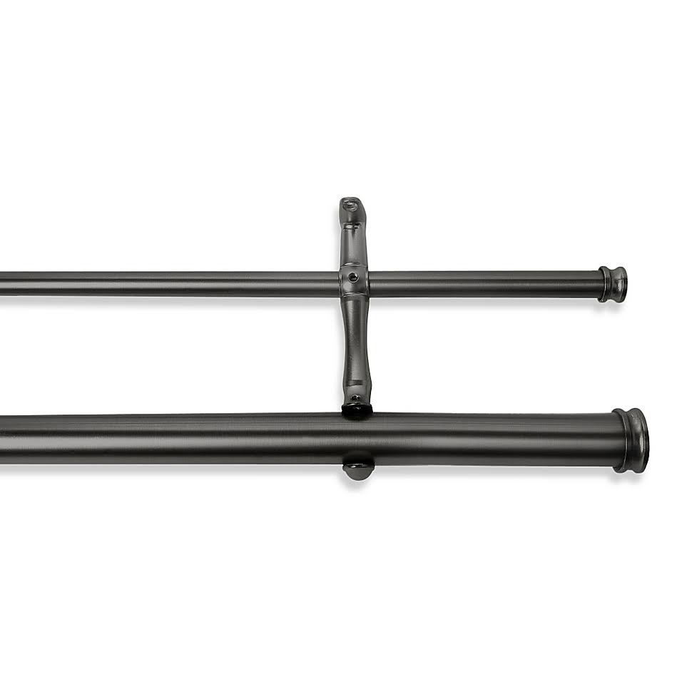 Graphite Double Drapery Rod H2108