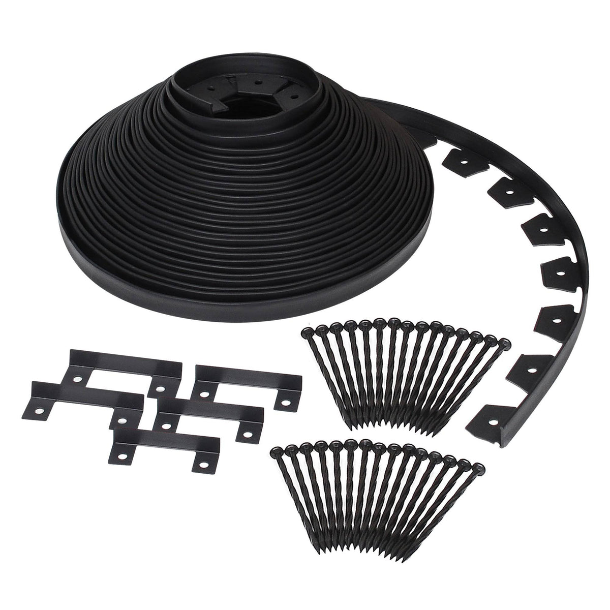 Plastic No-Dig Landscape Edging Kit, 100-Feet H943758