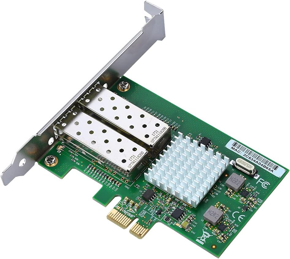 Dual Gigabit Ethernet Fiber PCI-E Network Card O4322
